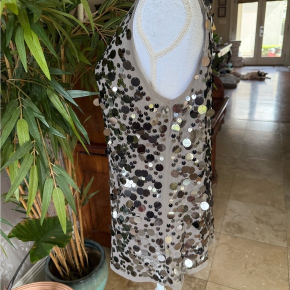 INC international concepts, ladies, extra large sequin tank top - Picture 2 of 11